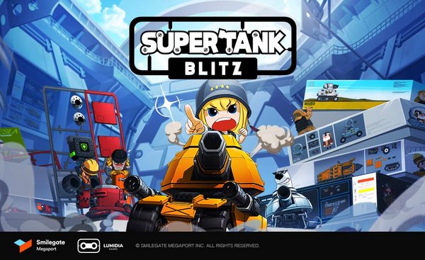 Casual mobile sandbox game “SUPERTANK BLITZ” now available for global pre-registration