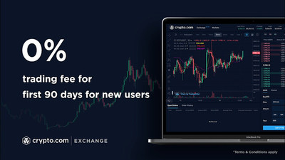 0% trading fee for the first 90 days for new users.