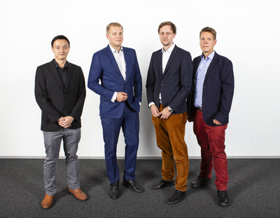 IQM founders: Dr Kuan Yen Tan (CTO), Prof Mikko Möttönen (Chief Scientist), Dr Jan Goetz (CEO), Dr Juha Vartiainen (COO).