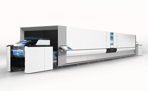 4. Canon ProStream 1000 series color inkjet press employs advanced digital printing technology. Its outstanding output quality and automated workflows can assist businesses to further step towards Industrial 4.0 for optimized operation, accelerated market development and unlimited possibility.