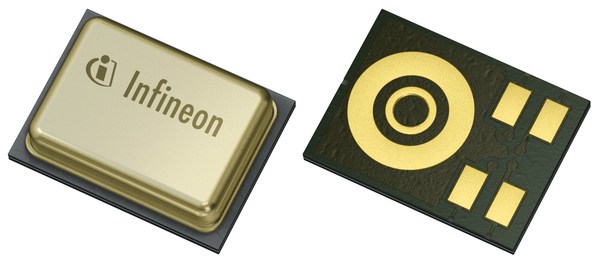 Infineon’s XENSIV™ MEMS microphone IM73A135A features a 73 dB SNR and a high acoustic overload point (135 dB SPL) for a very high dynamic range microphone with a small footprint of 4 x 3 x 1.2 mm3 with the industry’s lowest power consumption of 170 microampere.