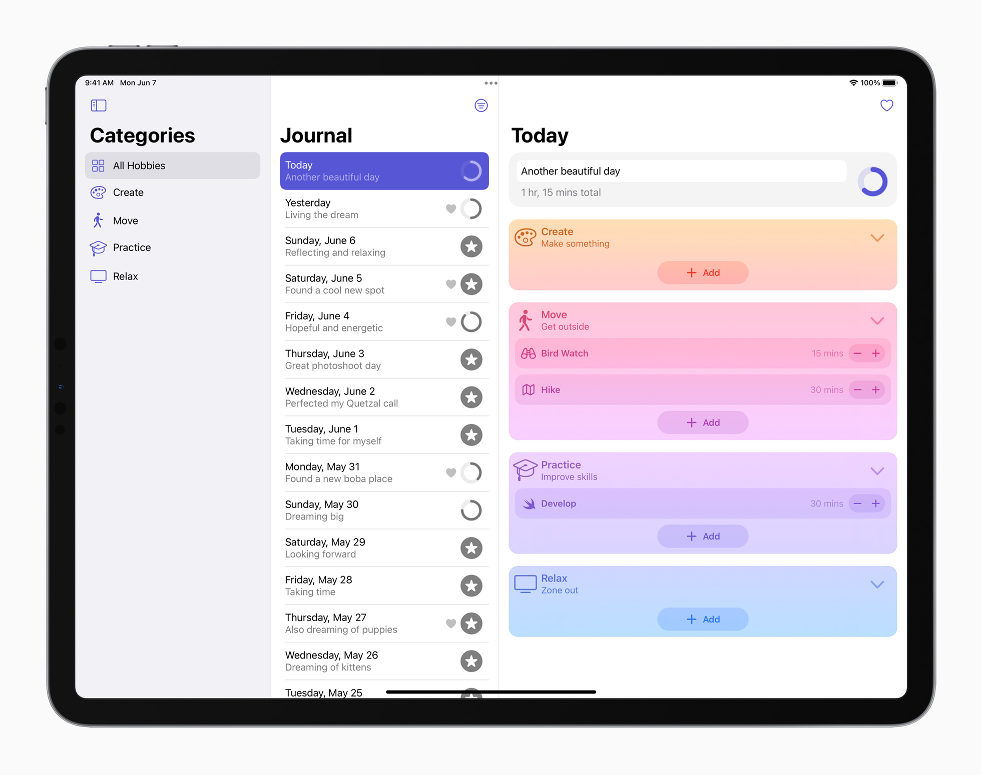 Apple iPadPro iPadOS15 swiftui fullscreen app 060721