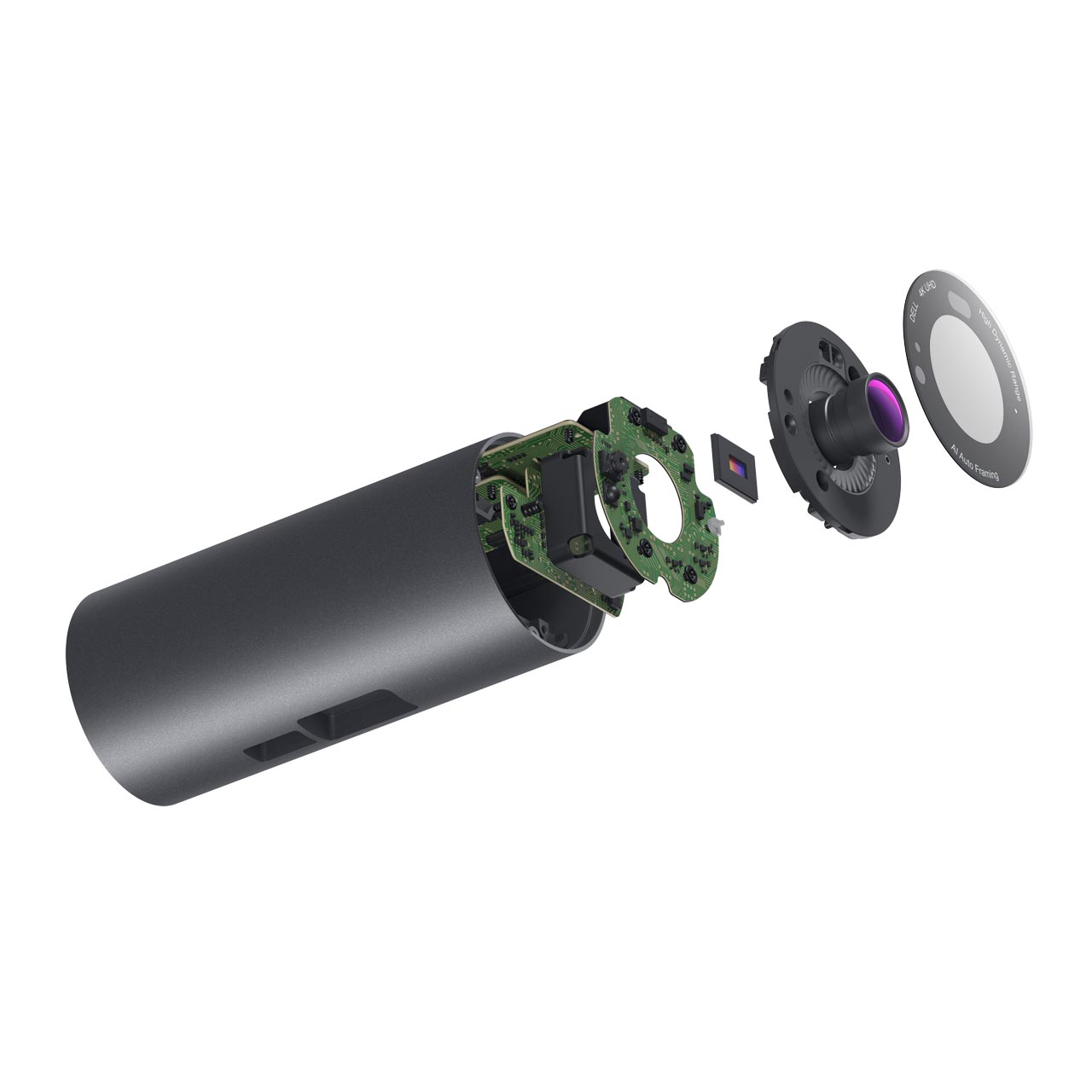 Dell UltraSharp Webcam wb7022 interior view 01