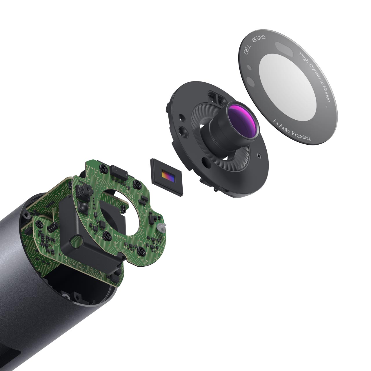 Dell UltraSharp Webcam wb7022 interior view 02