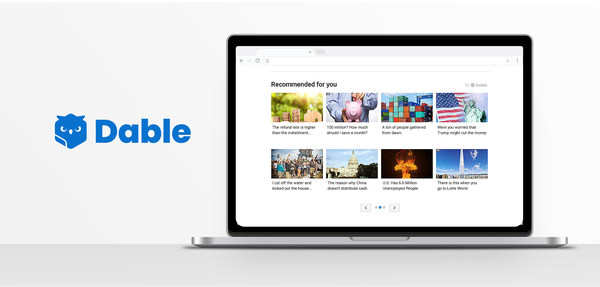 Dable provides ‘Dable News’ and ‘Dable Native Ad’ that recommends personalized contents and ads by analyzing the consumed content and behavior of media site visitors.