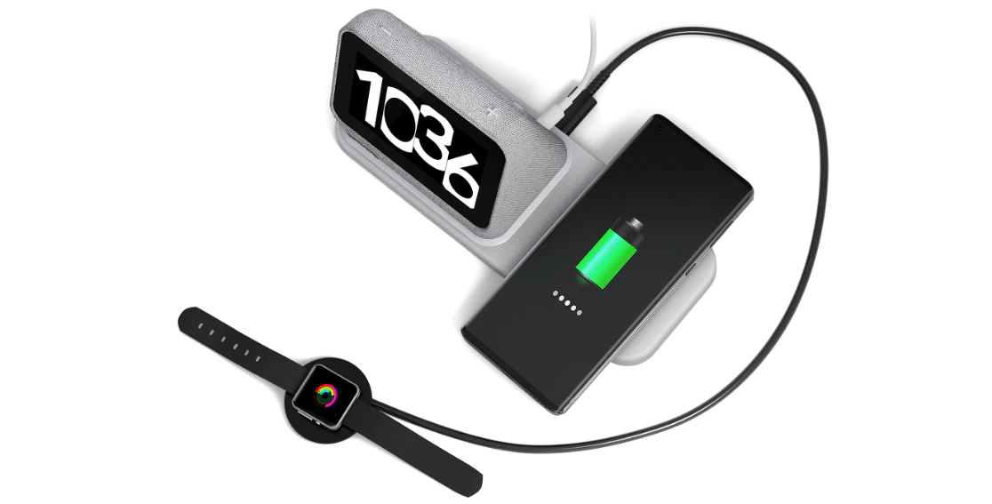 lenovo clock smart clock gen 2 subseries feature 5 charge other devices