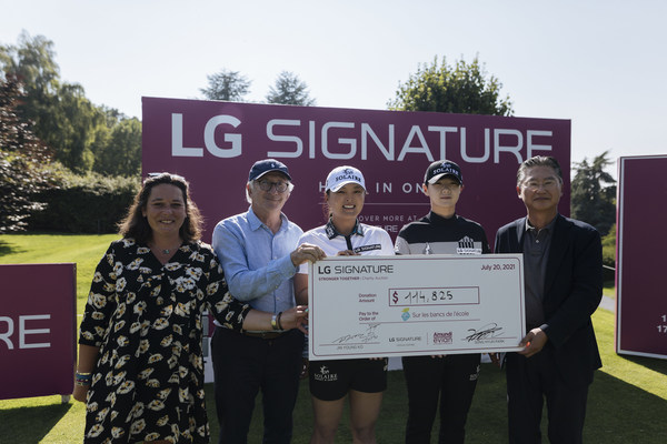 LG SIGNATURE CONCLUDES CHARITY AUCTION BENEFITING FAMILIES AFFECTED BY AUTISM