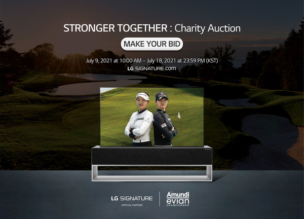 LG SIGNATURE SUPPORTS WORTHY CAUSE WITH“STRONGER TOGETHER” CHARITY AUCTION