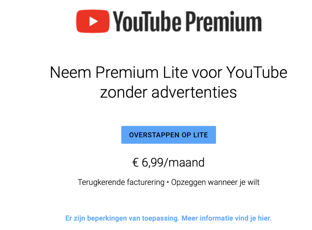ResetEra jelmerjt YouTube Premium Lite