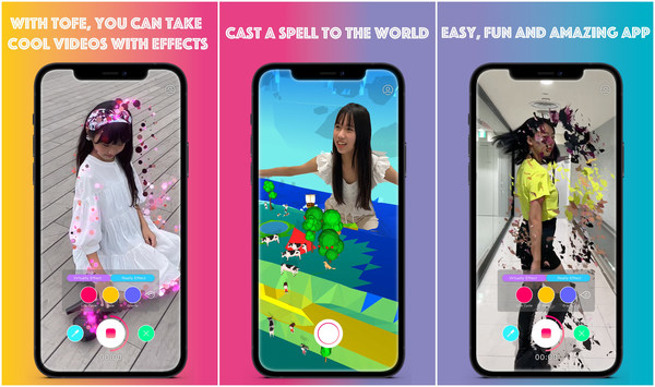 Video Effect app ToFe is availabe in the App Store