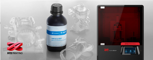 Newly Medium-viscous Photopolymer Resin Material on XYZprinting PartPro120 xP