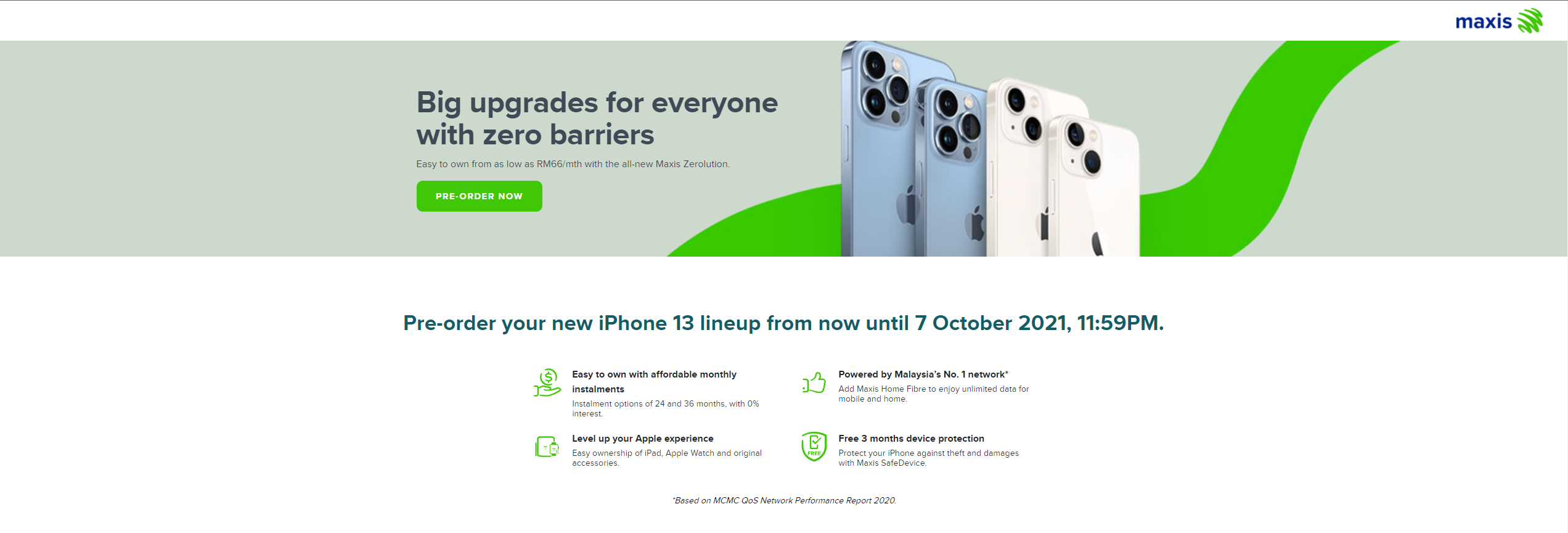 Maxis Pre order