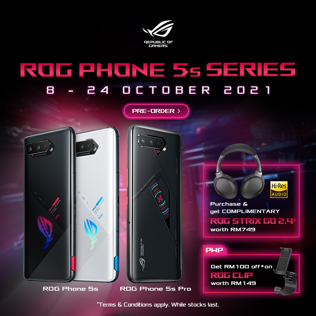 Pre order ROG Phone 5s
