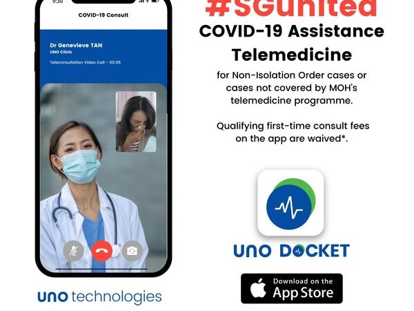 launch of sgunited covid 19 assistance telemedicine initiative by uno tech