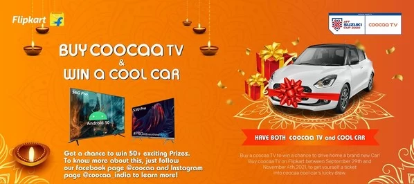 win a car this diwali with coocaas massive festive celebration