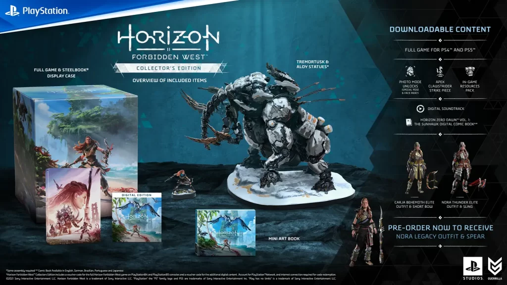 Horizon Forbidden West Collectors Physical Edition