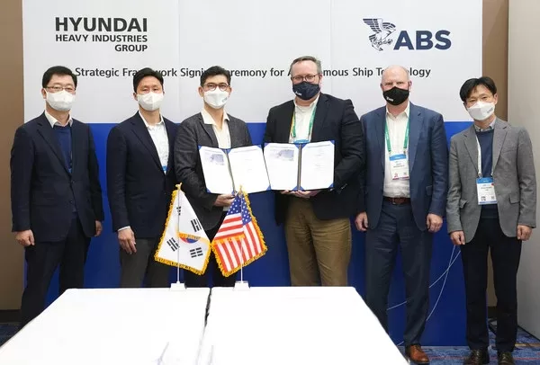 hhi group and abs to collaborate on real life trials of autonomous ship technologies