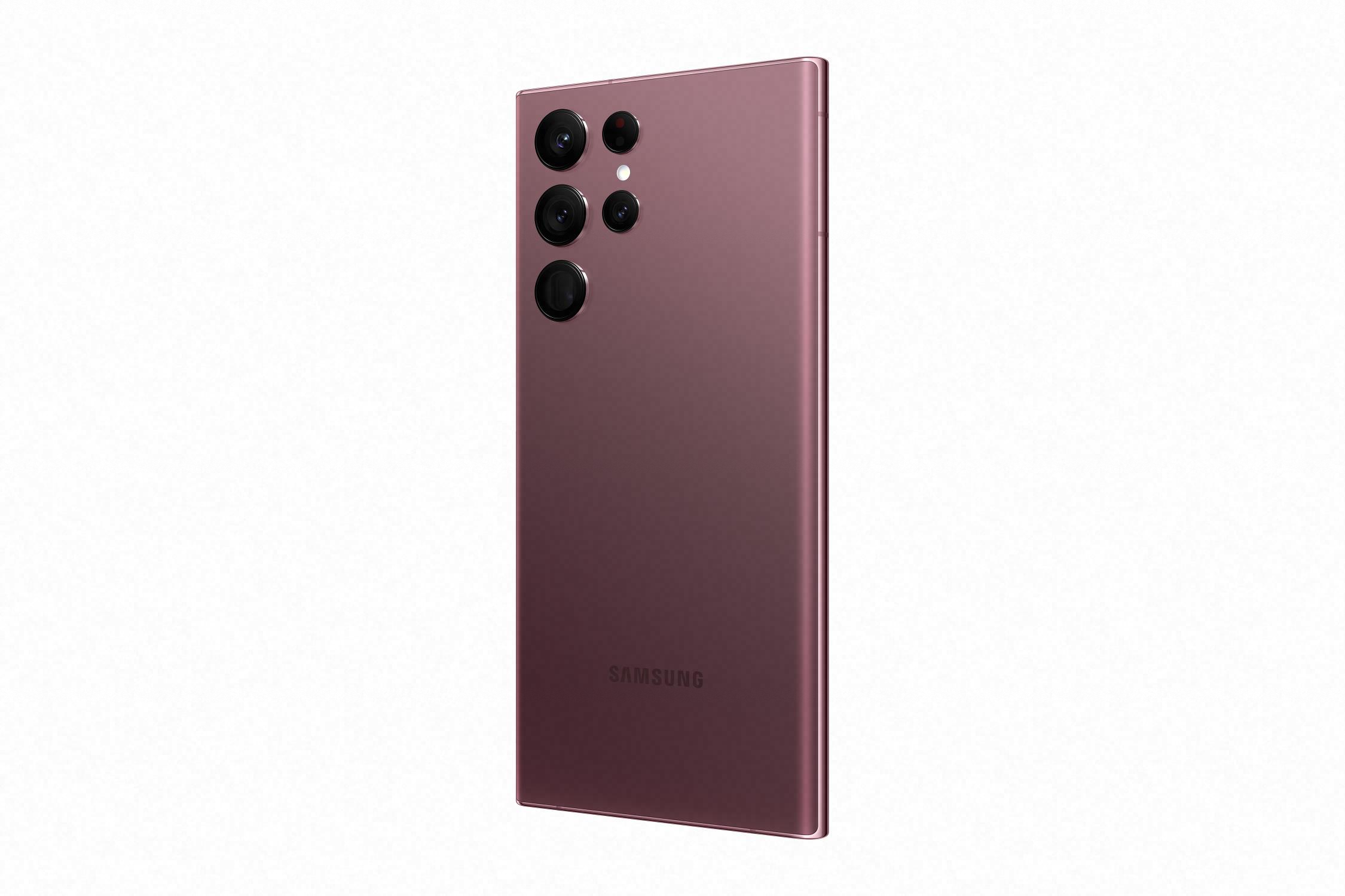 2 03 Galaxy S22 Ultra Back3 Burgundy LI