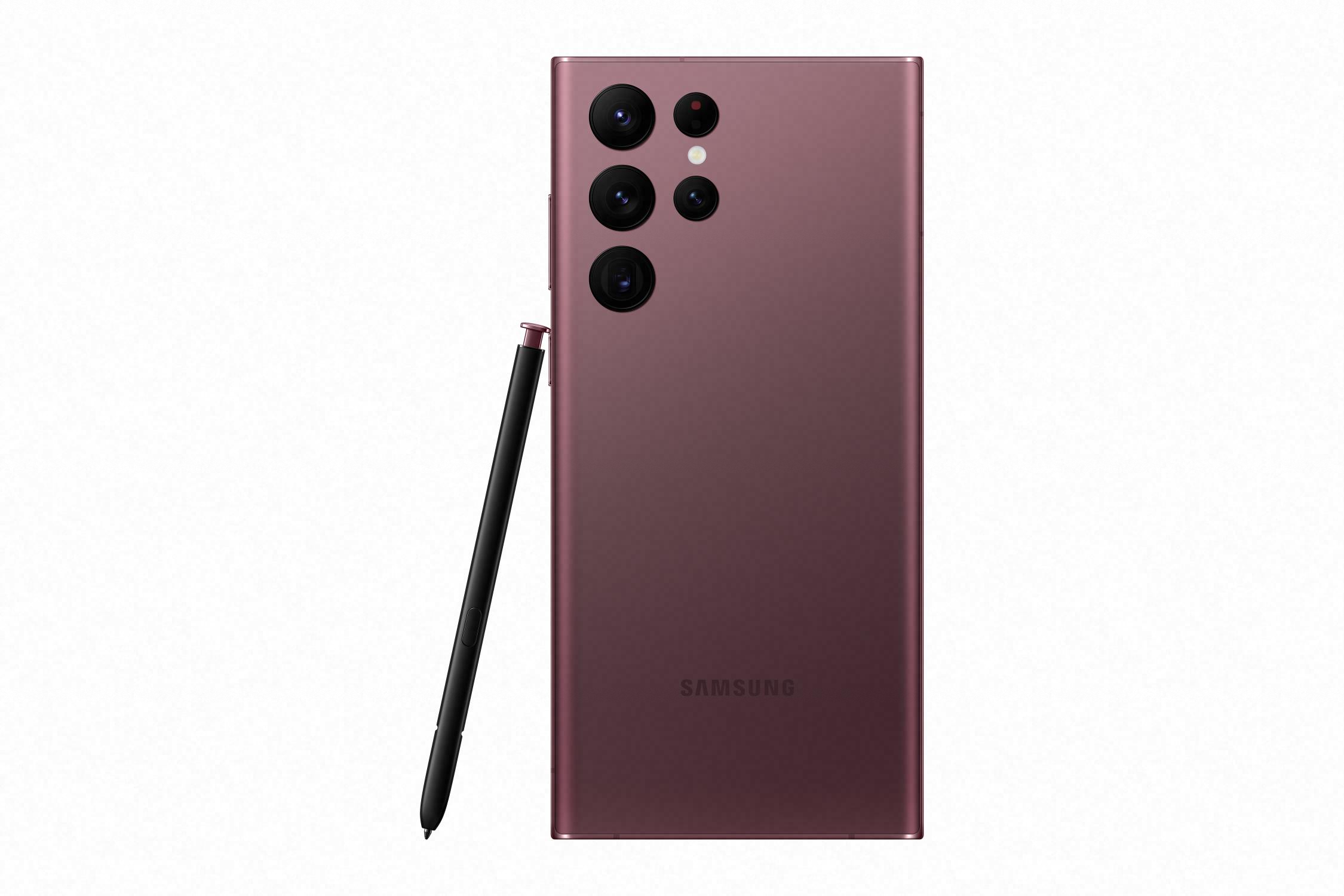2 07 Galaxy S22 Ultra Back1 S Pen Burgundy LI