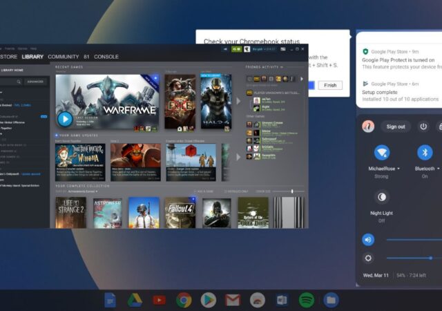 Steam en Chrome OS