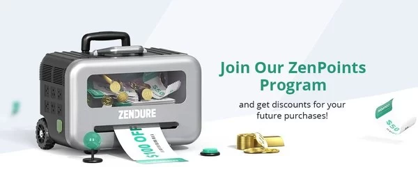 zendure launches zenpoints rewards system