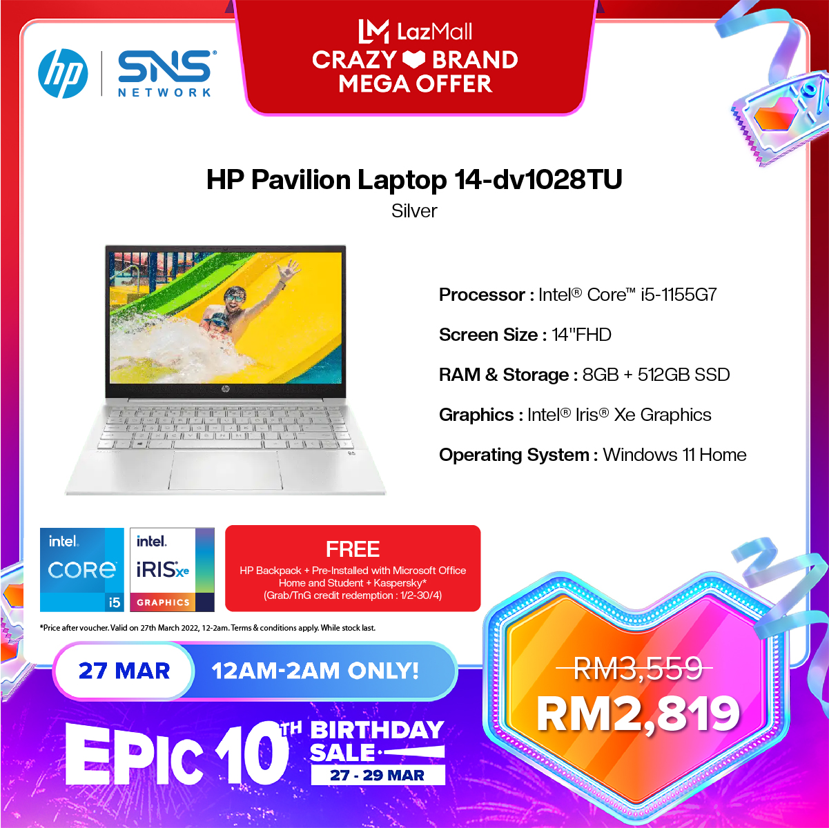 HP LAZADA SNS Offer 2