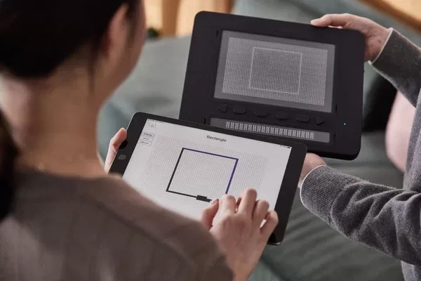 dot inc announces the worlds first tactile braille display compatible with iphone and ipad 1