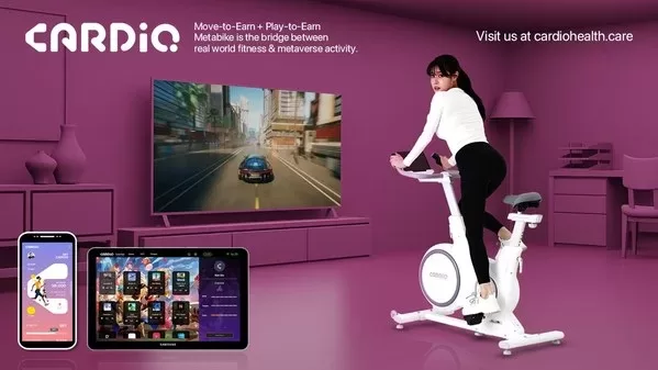 cardio combines move to earn play to earn to bridge real world fitness with metaverse activity for 500 million global users of fitness