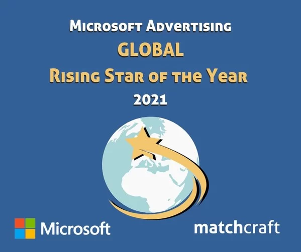 matchcraft again recognized as global rising star of the year at microsoft advertising partner awards