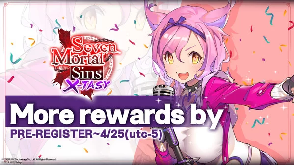 seven mortal sins x tasy pre registration numbers exceed 230000 game features released 3