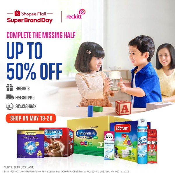 help complete themissinghalf with up to 50 off from reckitt and shopee