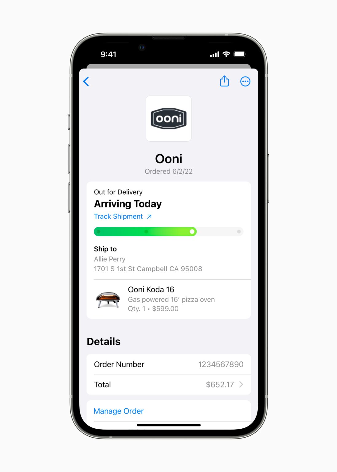 Apple WWDC22 iOS16 Apple Pay Order Tracking 220606