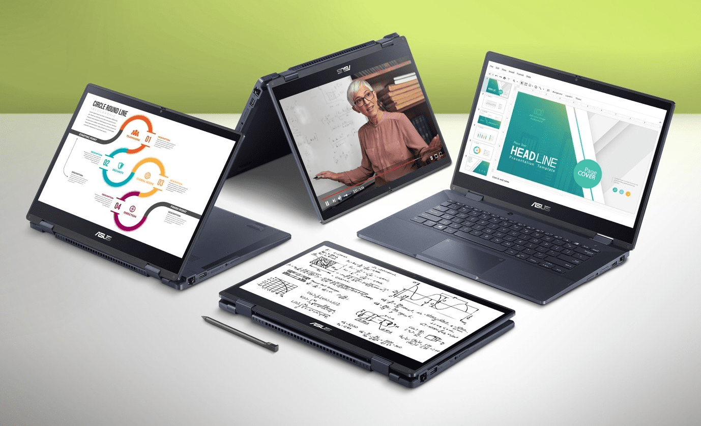 ExpertBook B3 Flip flip display