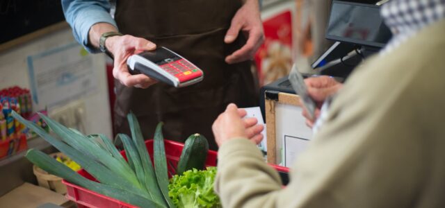 paying using a card