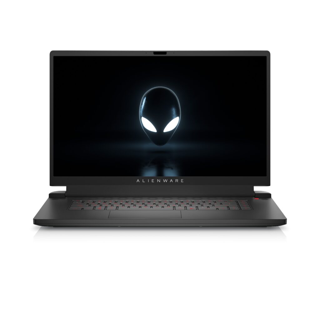 Alienware m17 R5 open front 4