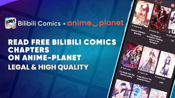 bilibili comics announces partnership with anime planet 2