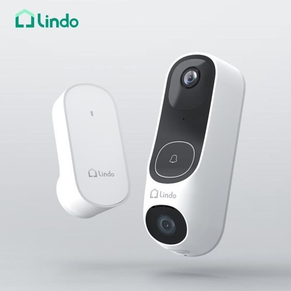 lindo removes blind spots of doorway with newly launched dual cam video doorbell