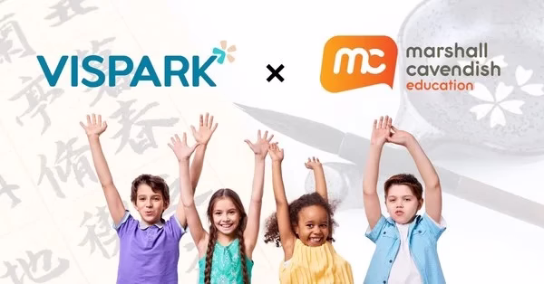 vispark and marshall cavendish education collaborate to internationalise singapores popular chinese language learning series huan le huo ban