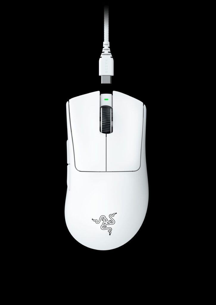 Razer DeathAdder V3 Pro 2022 WH Render01