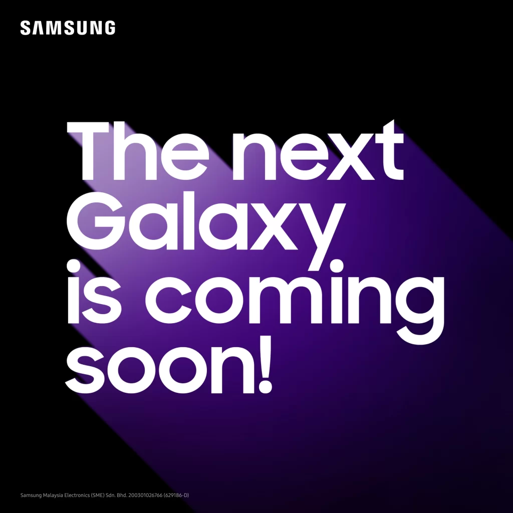The next Galaxy is coming soon KV