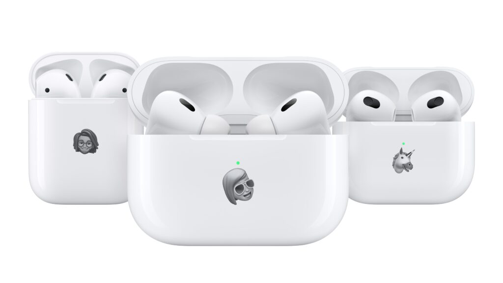 Apple AirPods Pro 2nd gen Memoji engraving options 220907