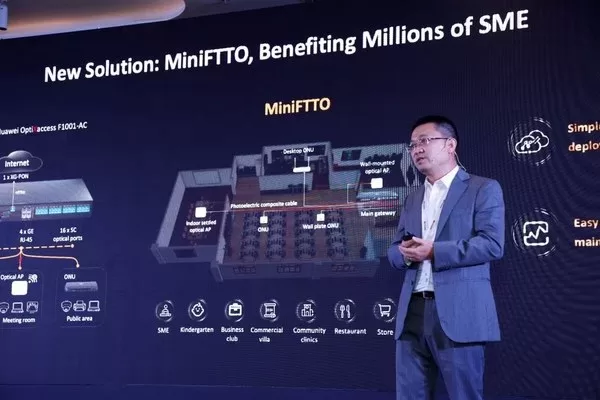 huawei launches the miniftto solution dedicated for small and micro campuses