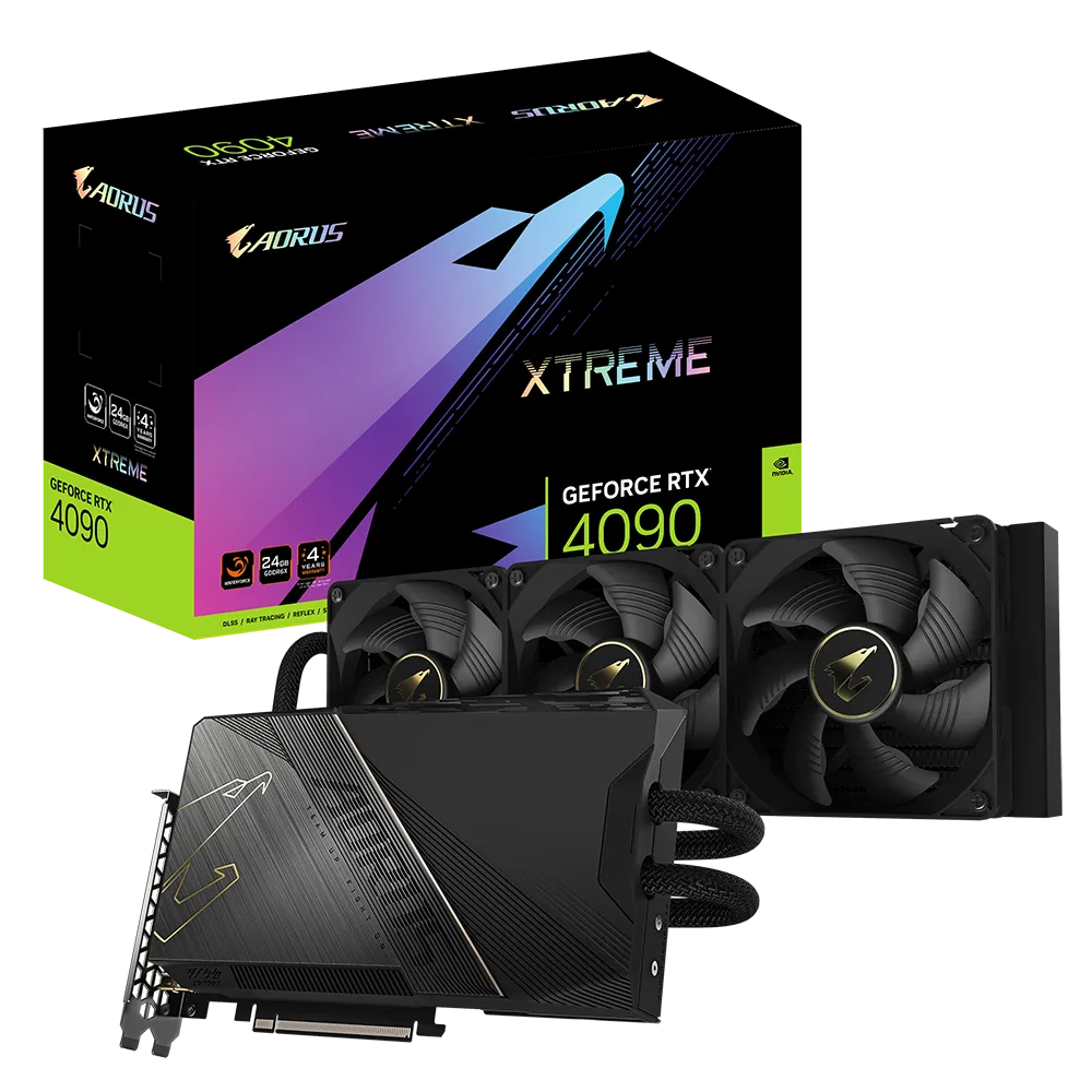 AORUS GeForce RTX® 4090 XTREME WATERFORCE 24G