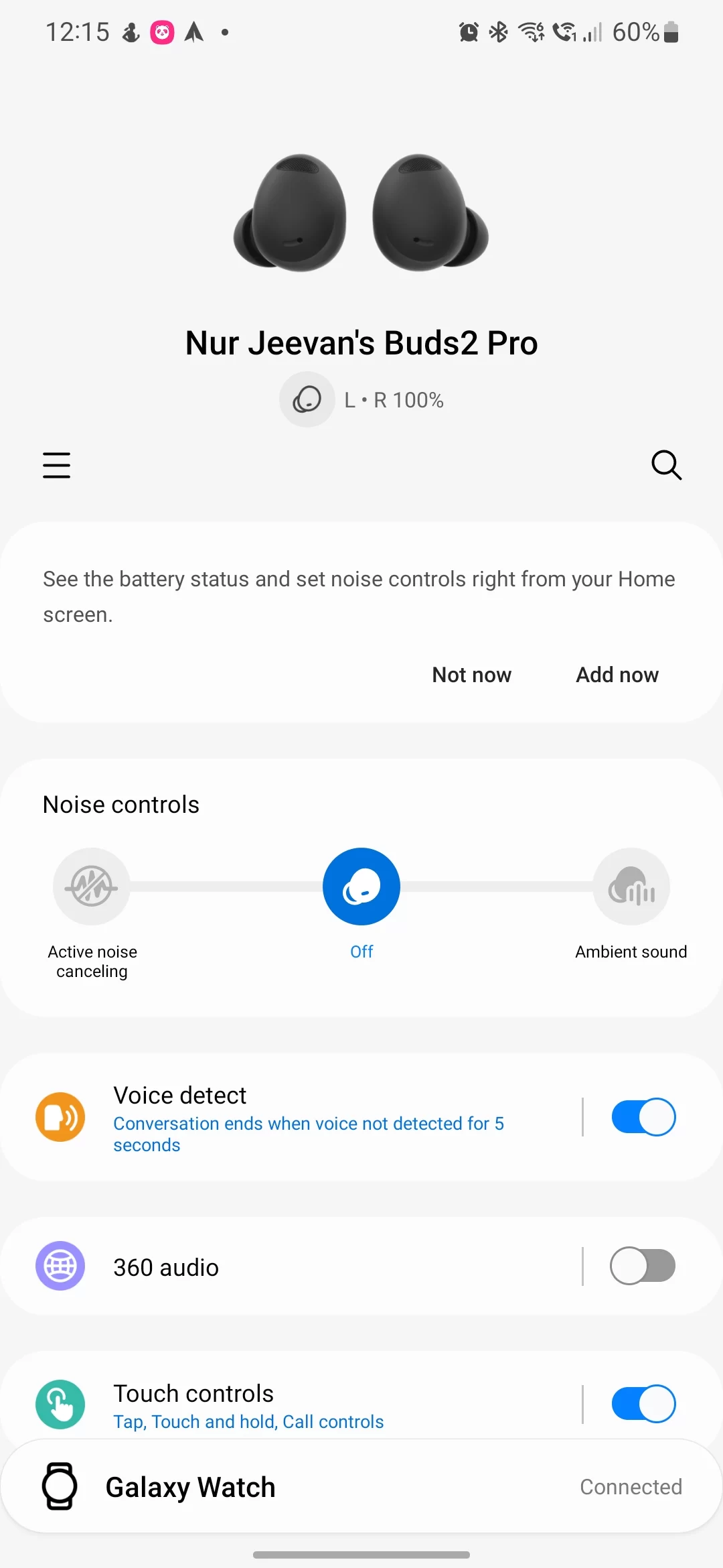 Screenshot 20221025 121557 Galaxy Buds2 Pro Manager