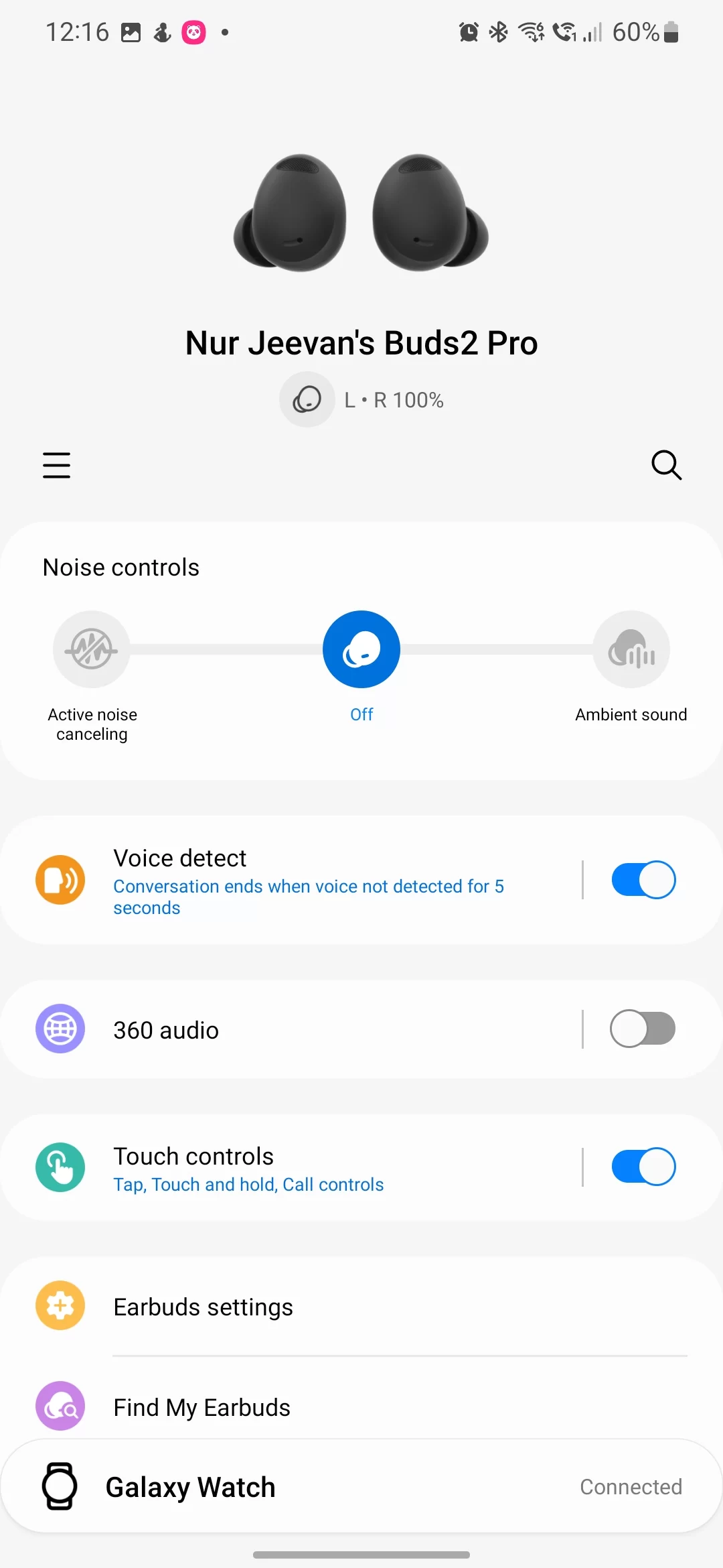 Screenshot 20221025 121634 Galaxy Buds2 Pro Manager