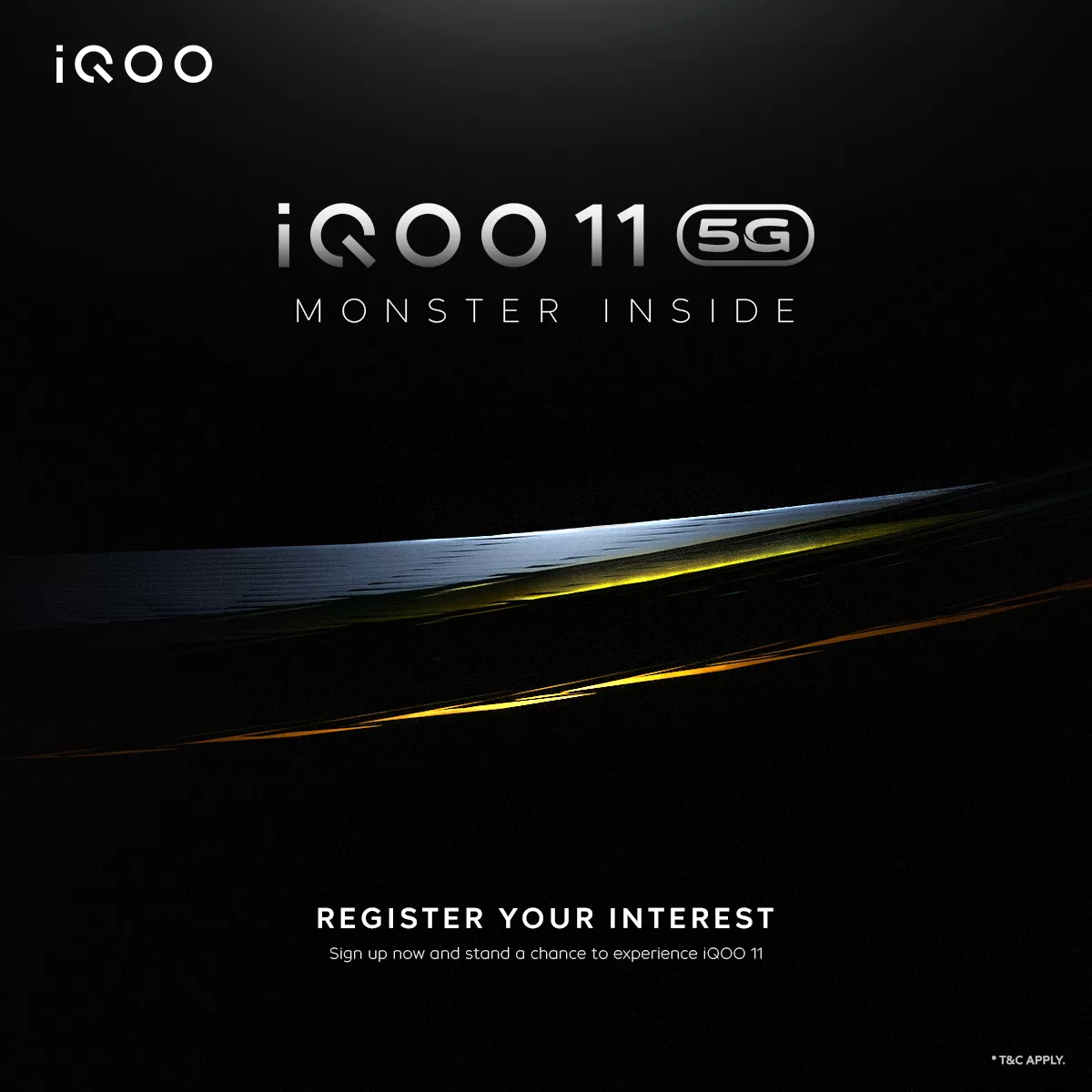 Register interest in the iQOO 11 5G