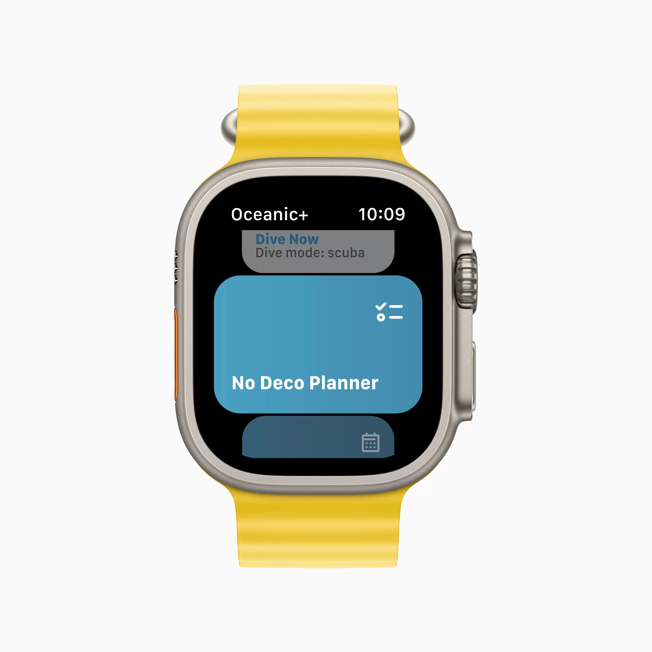 Apple Watch Ultra Oceanic Plus No Deco Planner