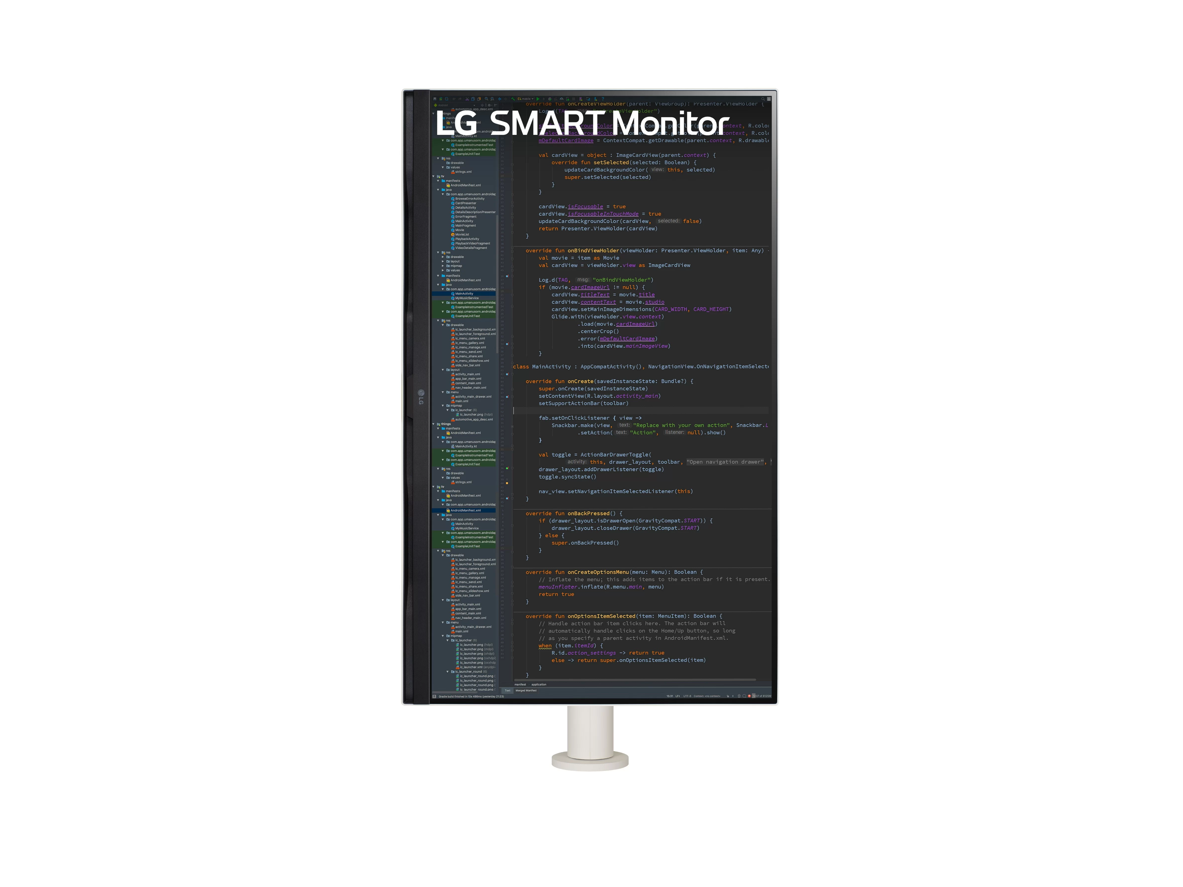 LG SMART Monitor product 32SQ780S 03