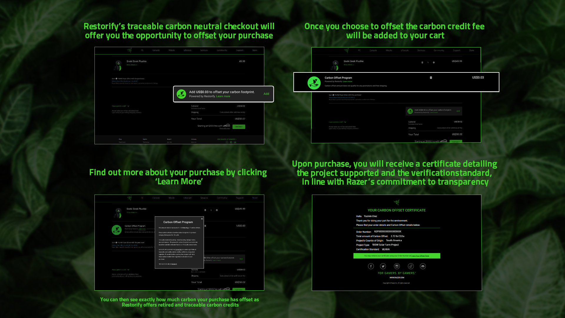 Razer Banks on Better, More Traceable Sustainability with Restorify ...