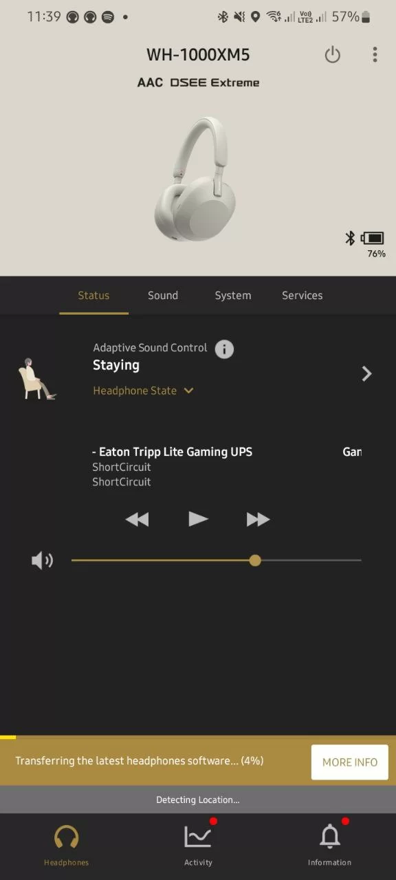 Sony Headphone App WH 1KX5 1